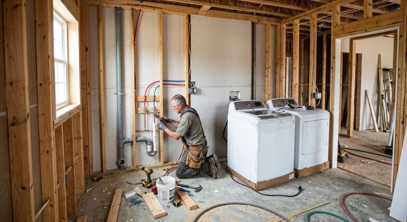 Laundry Room Construction in Katy, TX