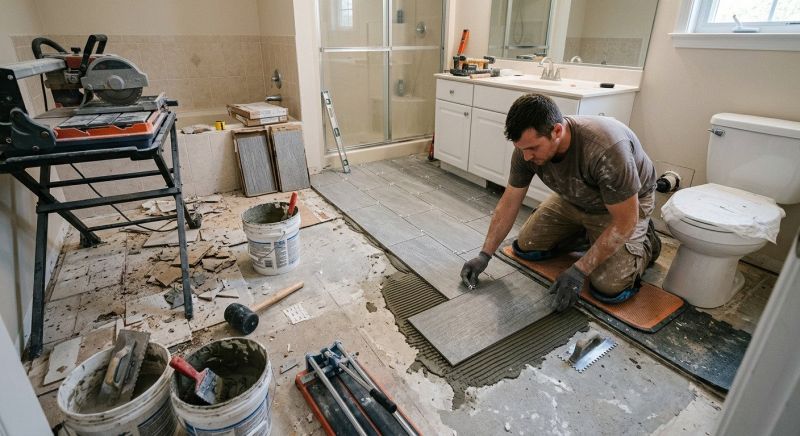 Bathroom Construction in Katy, TX