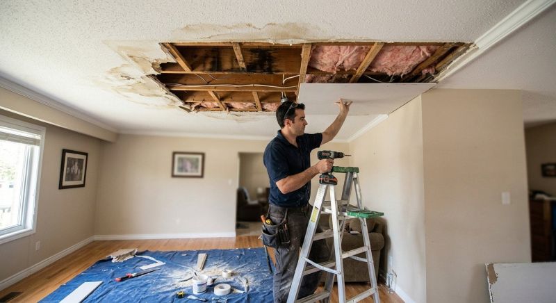 Water Damage Ceiling Repair in Littleton, CO