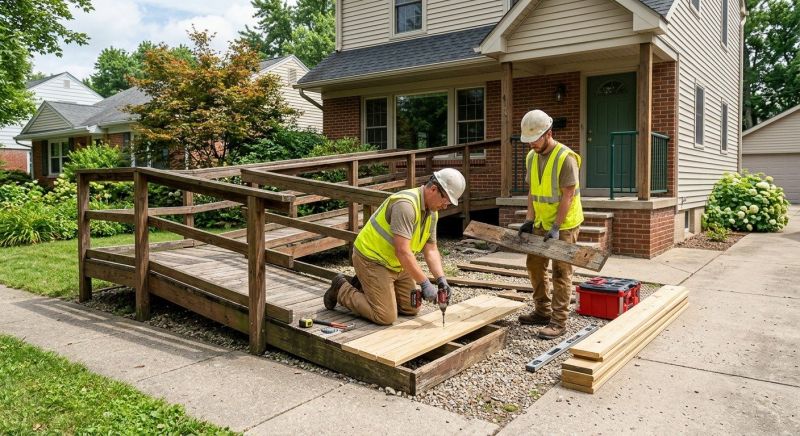 Wood Ramp Repair in Olathe, KS